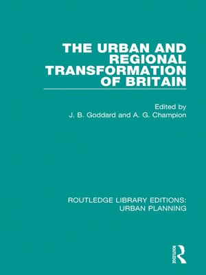 cover image of The Urban and Regional Transformation of Britain